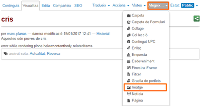 imatge afegeix contingut