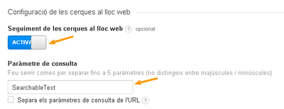 Google Analytics configurar cerca