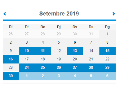 agenda format calendar