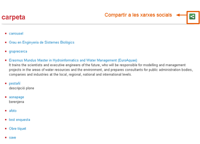 Compartir a les xarxes socials