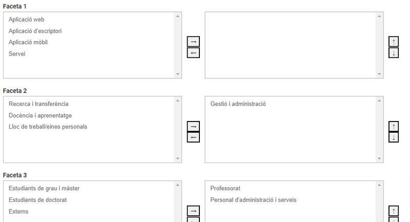 Com classificar els serveis